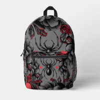 Spider Floral Design Gotischer Stil