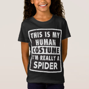 Spider Halloween Kostüm Funny Spider Kostümgeschen T-Shirt