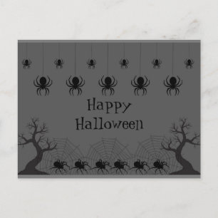 Spider Halloween Postcard Postkarte