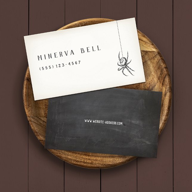 Spider Halloween Telefonnummerkarte (Von Creator hochgeladen)