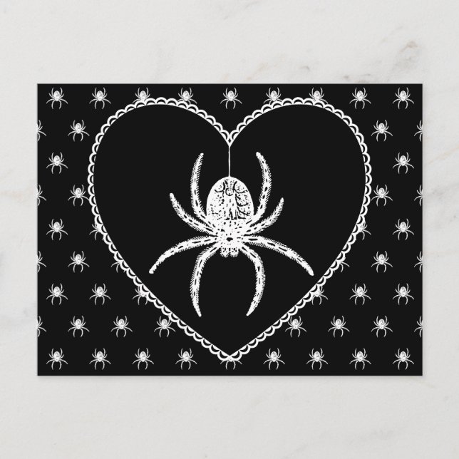 Spider Heart Postkarte (Vorderseite)