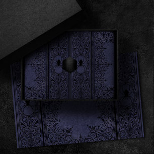 Spider Hexe Dusty Lila Spiderweb Geblüht Seidenpapier