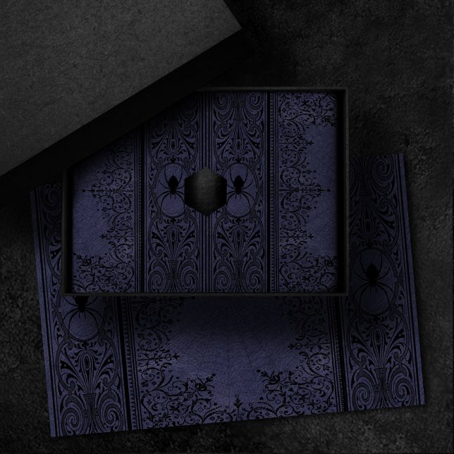 Spider Hexe | Dusty Lila Spiderweb Geblüht Seidenpapier (Von Creator hochgeladen)