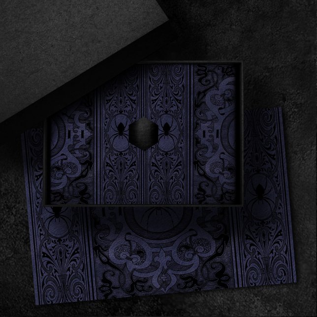 Spider Hexe | Dusty Lila Spiderweb Geblüht Seidenpapier (Von Creator hochgeladen)