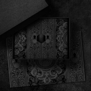 Spider Hexe Graue Fantasy Spiderweb Geblüht Seidenpapier