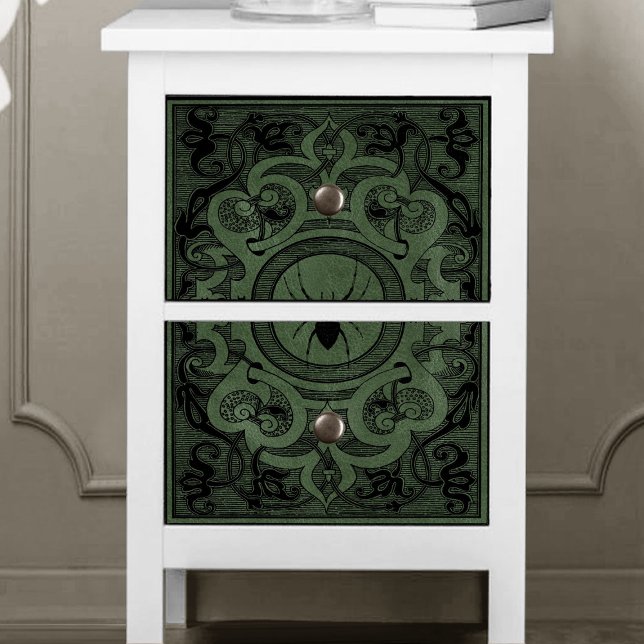 Spider Hexe | Sage Green Spiderweb Geblüht Seidenpapier (Von Creator hochgeladen)