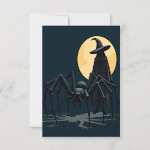 Spider, Hexe und Mondlichtschatten Einladung