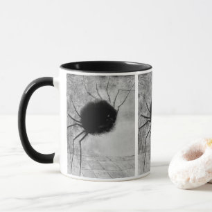 Spider lächeln von Odilon Redon, Vintages Hallowee Tasse