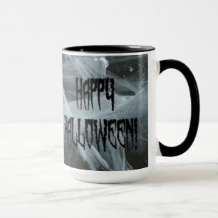 Spider Leg Halloween und Eerie Background Tasse