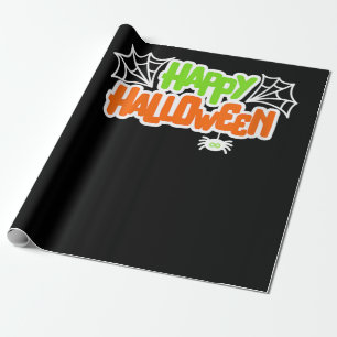 Spider Liebt glückliches Halloween Niedliche Spide Geschenkpapier