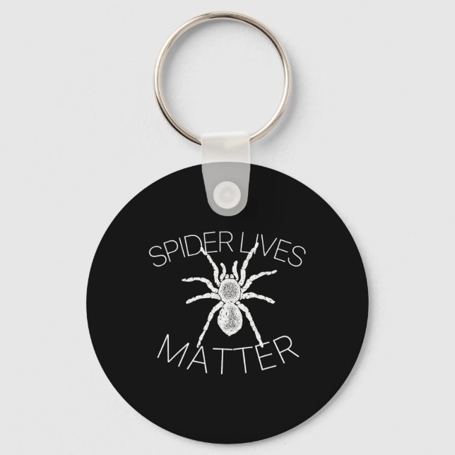 Spider Lives Problem Funny Insect Meme T Shirt Schlüsselanhänger (Vorderseite)