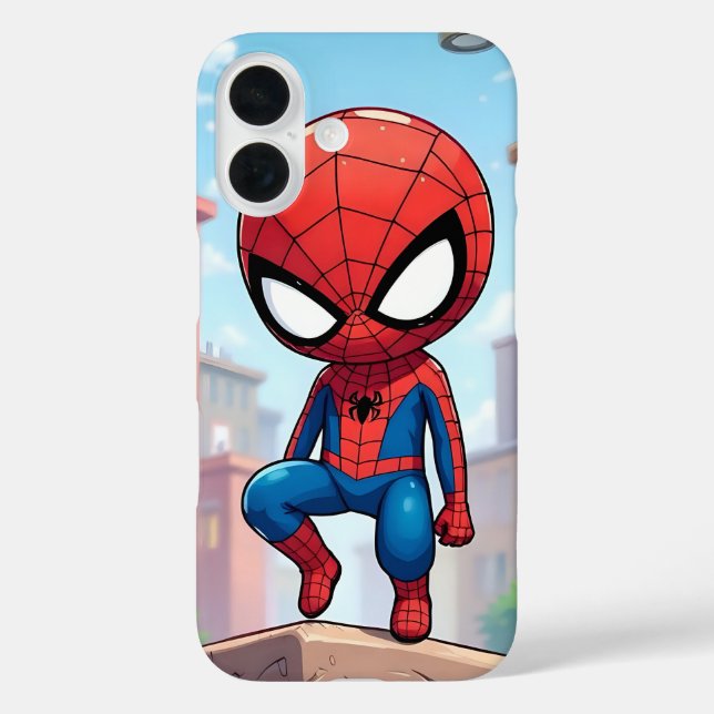 Spider-Man Anime Style | Fall cool iPhone 16 Case-Mate iPhone Hülle (Rückseite)