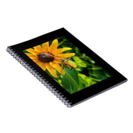 Spider on a Sunflower 6.5x8.57 Spiral Notebook Notizblock