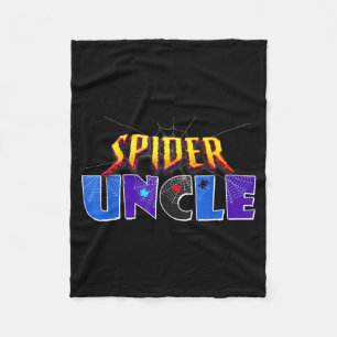 Spider Onkel Design Vatertag passende Familie Fleecedecke