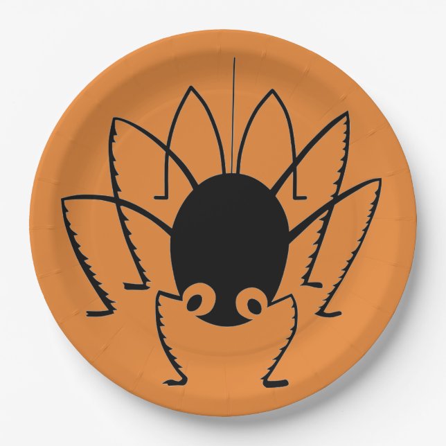 Spider Pappteller (Vorderseite)