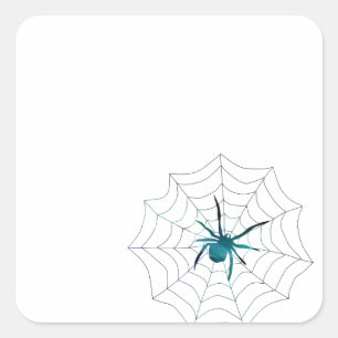 Spider Quadratischer Aufkleber