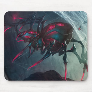 Spider Queen Gaming Mousepad   Gothic Theme Design