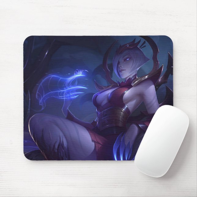 Spider Queen Gaming Mousepad | Gothic Theme Design (Mit Mouse)