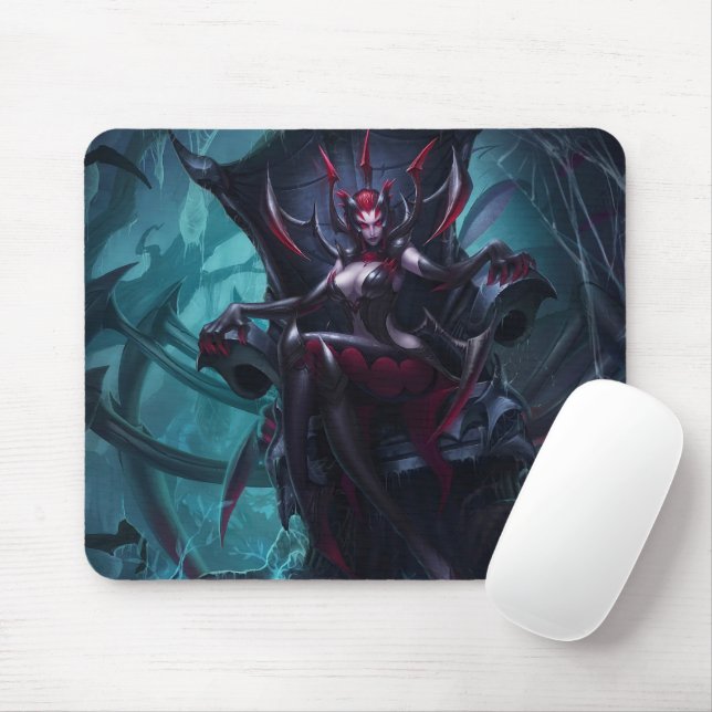 Spider Queen Gaming Mousepad | Gothic Theme Design (Mit Mouse)