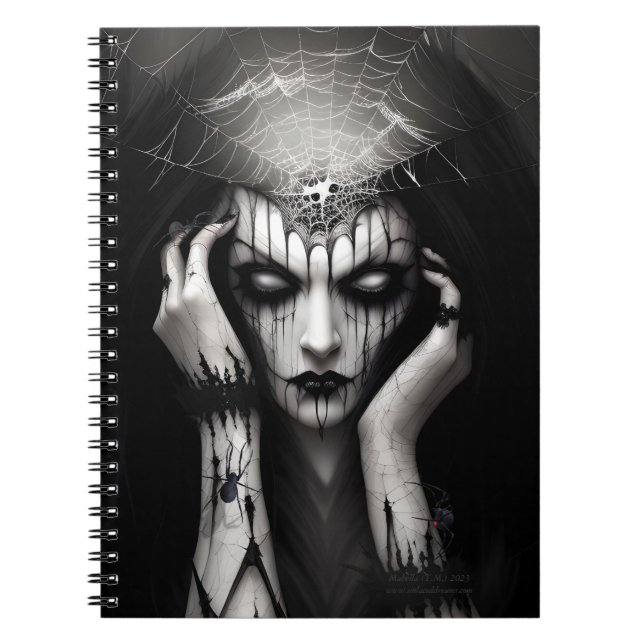 Spider Queen Notizblock (Vorderseite)