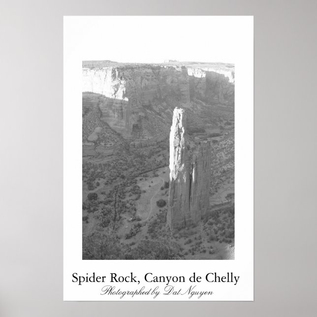 Spider Rock, Canyon de Chelly Poster (Vorne)