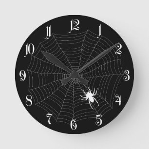 Spider Runde Wanduhr