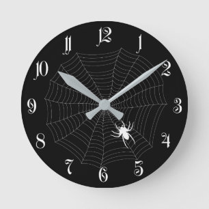 Spider Runde Wanduhr
