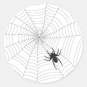 Spider Runder Aufkleber