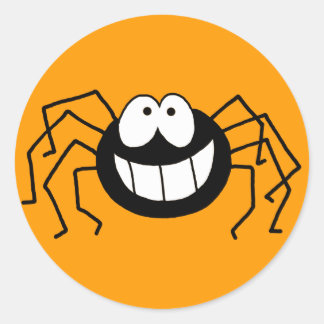 Spider Runder Aufkleber