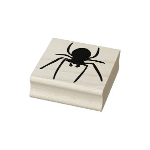 Spider Silhouette Art Briefmarke Gummistempel