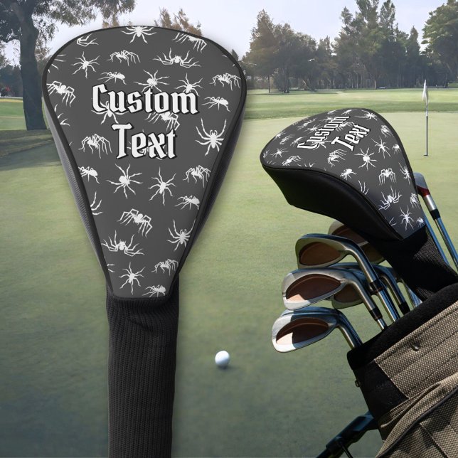 Spider Silhouetten Muster Golf Head Cover Headcover (Von Creator hochgeladen)