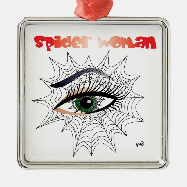 Spider / Spinnenfrau Ornament (Vorne)