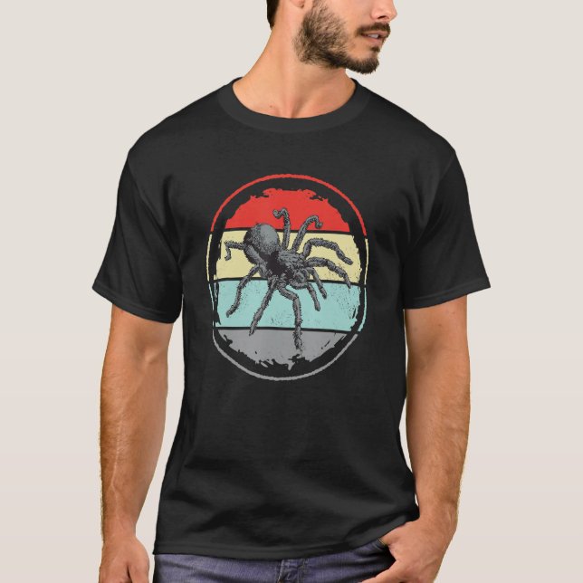Spider Terrarium Retro Goliath Spider Tarantula T-Shirt (Vorderseite)