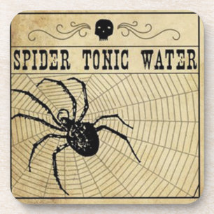 Spider Tonic Water Halloween Untersetzer