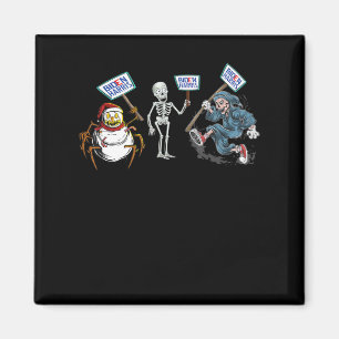 Spider Toter Schädel Running Skeleton Snowman Spi Magnet