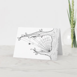 Spider Tree Card Karte