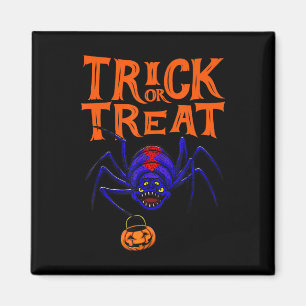 Spider Trick oder Treatment Shirt Frauen Sonniges  Magnet