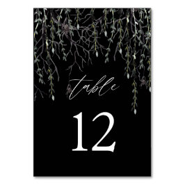 Spider & Twigs Halloween Tischnummer