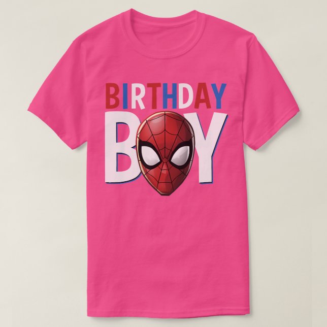 Spider Typ Birthday Boy T-Shirt (Design vorne)