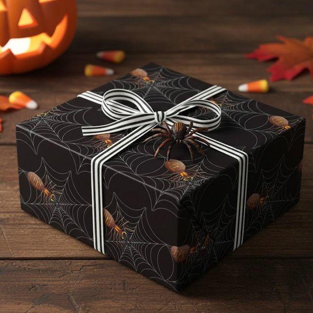 Spider und Spider Web Geschenkpapier (Von Creator hochgeladen)