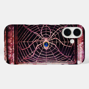 SPIDER UND WEB Blue Sapphire Black iPhone 16 Hülle