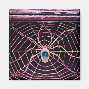SPIDER UND WEB Blue Sapphire Black Magnet