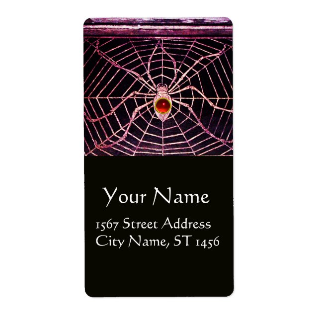 SPIDER UND WEB Red Ruby Black (Vorne)