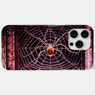 SPIDER UND WEB Red Ruby Black iPhone 15 Pro Max Hülle