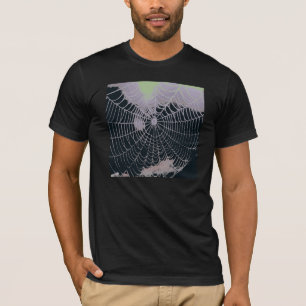 Spider Web Abstrakt T-Shirt