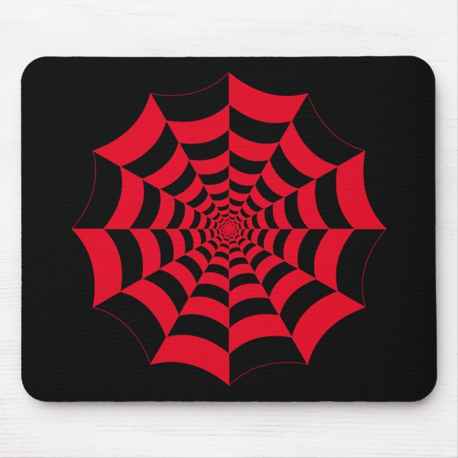 Spider Web Checkered Mousepad (Vorne)