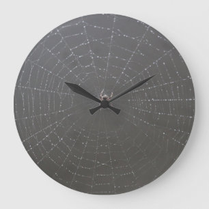 Spider Web Clock Große Wanduhr