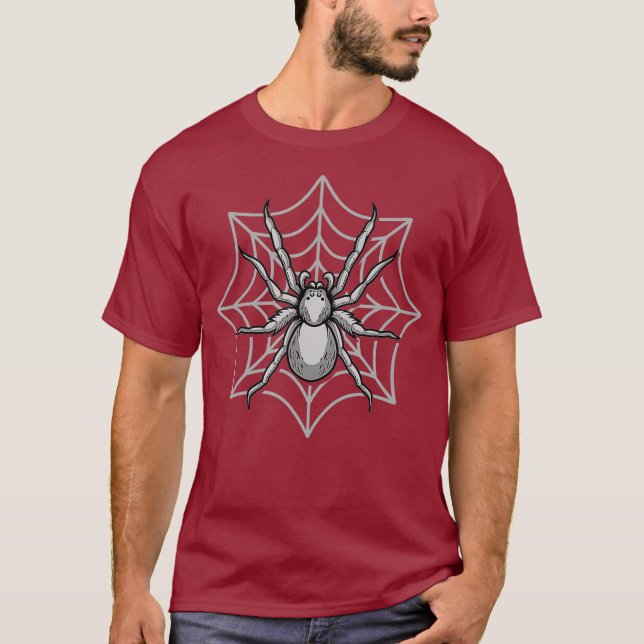 Spider Web Cobweb Arachnid Entomology - T-Shirt (Vorderseite)
