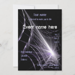 Spider Web Einladung