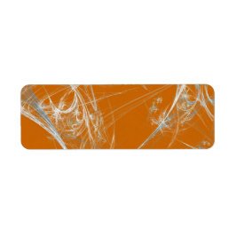 Spider Web Fract Background Rücksendeadresse Aufkl